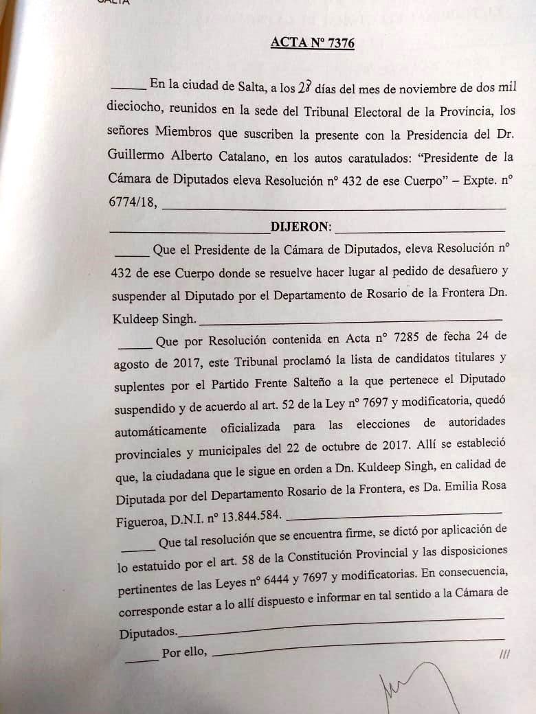 Nota Tribunal Electoral 2