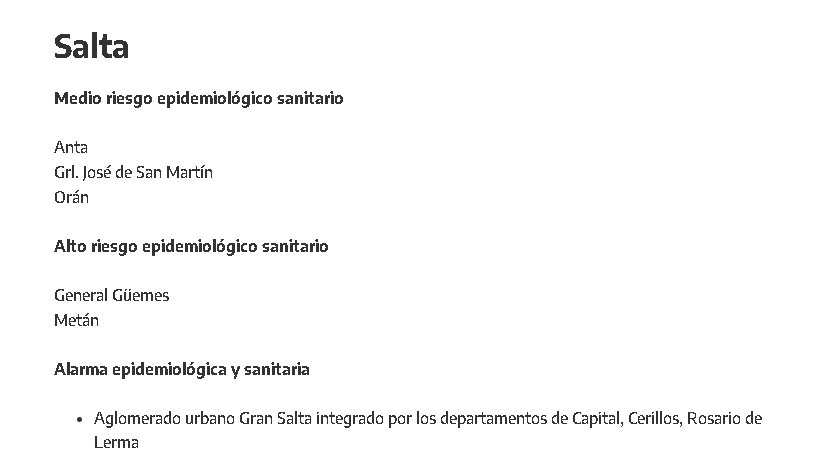 Mapa Epidemiológico