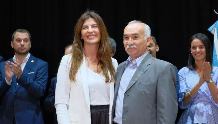 Bettina-Romero-y-Gilberto-Pereyra-cuando-asumió-Foto-Jean-Touzeau