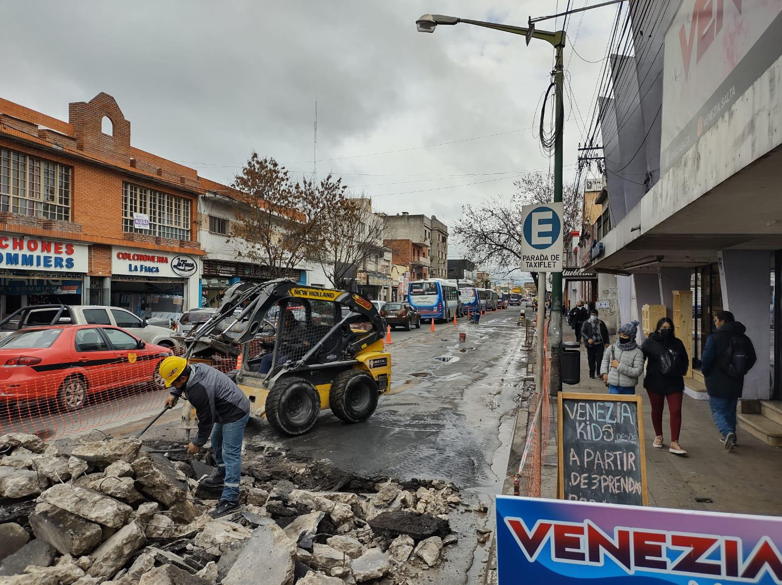 Cambios de recorrido en colectivos por obras en avenida San Martín