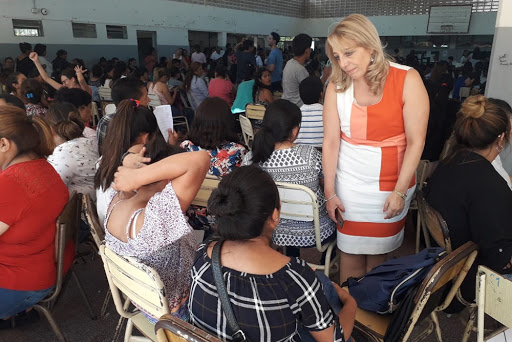 roxana Celeste Dib con docentes