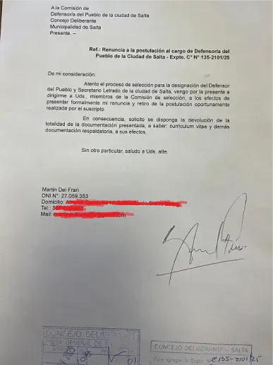 del frari defensor del pueblo