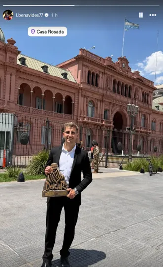 Luciano Benavides Casa Rosada 1