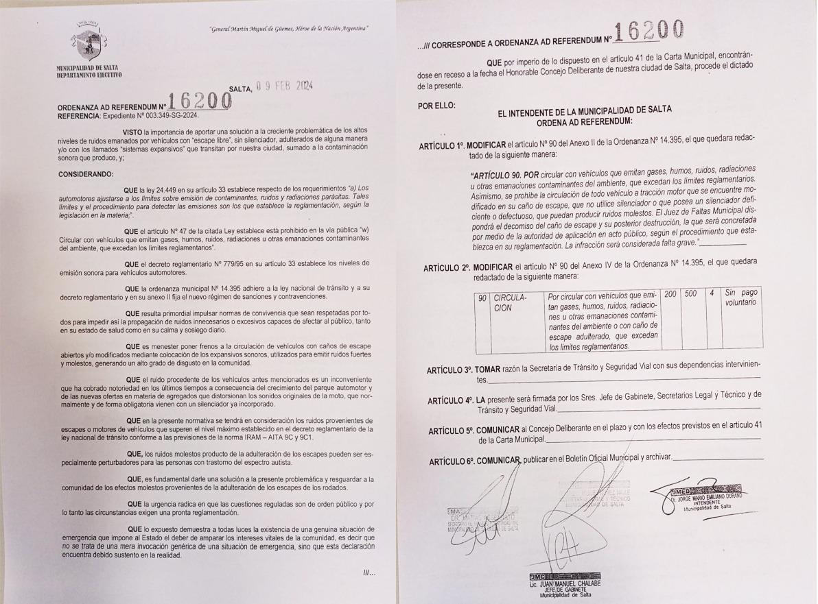 ordenanza contaminacion