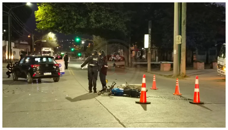 ACCIDENTE EN ZONA ESTE