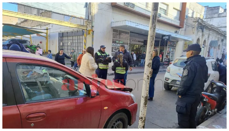 accidente en calle bs as