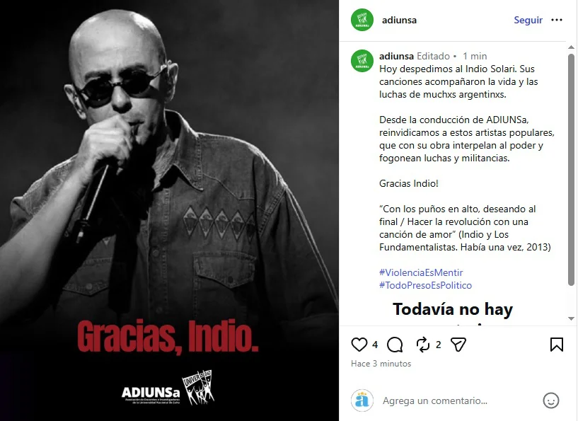 POSTEO INDIO SOLARI