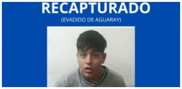 evadido en Aguaray