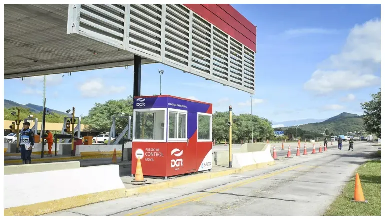 puesto de control acceso a salta