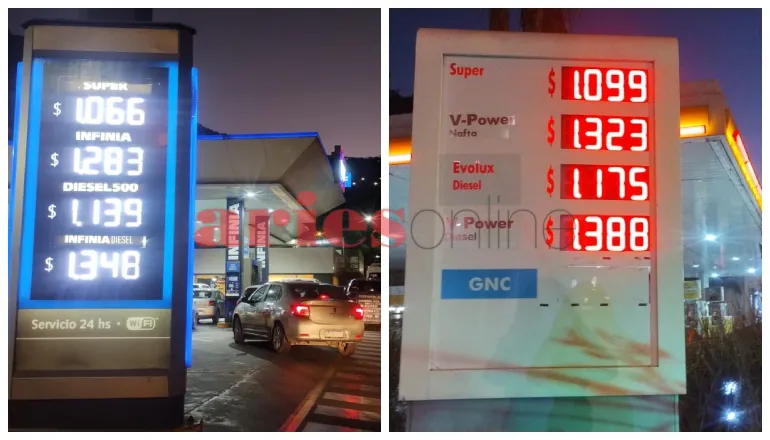 aumento naftas agosto 2024