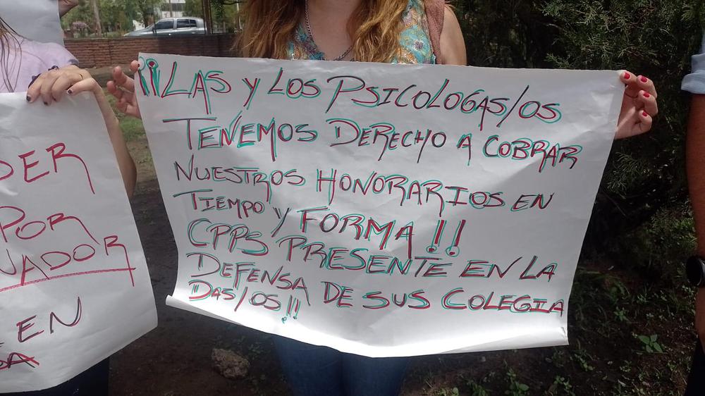 manifestación psicólogos