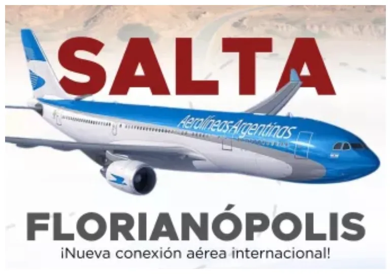 NUEVO VUELO SALTA FLORIANÓPOLIS
