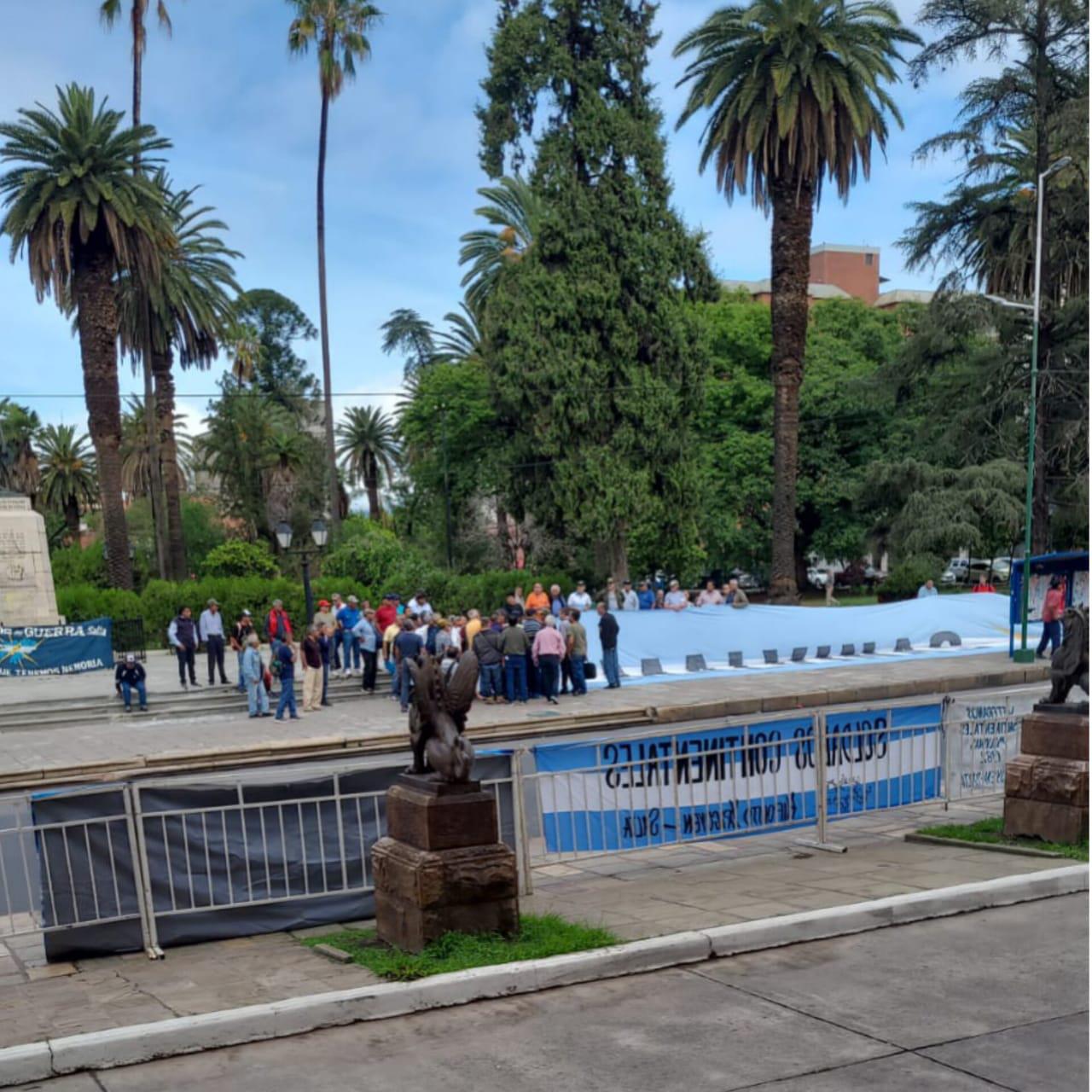 manifestación malvinas legislatura