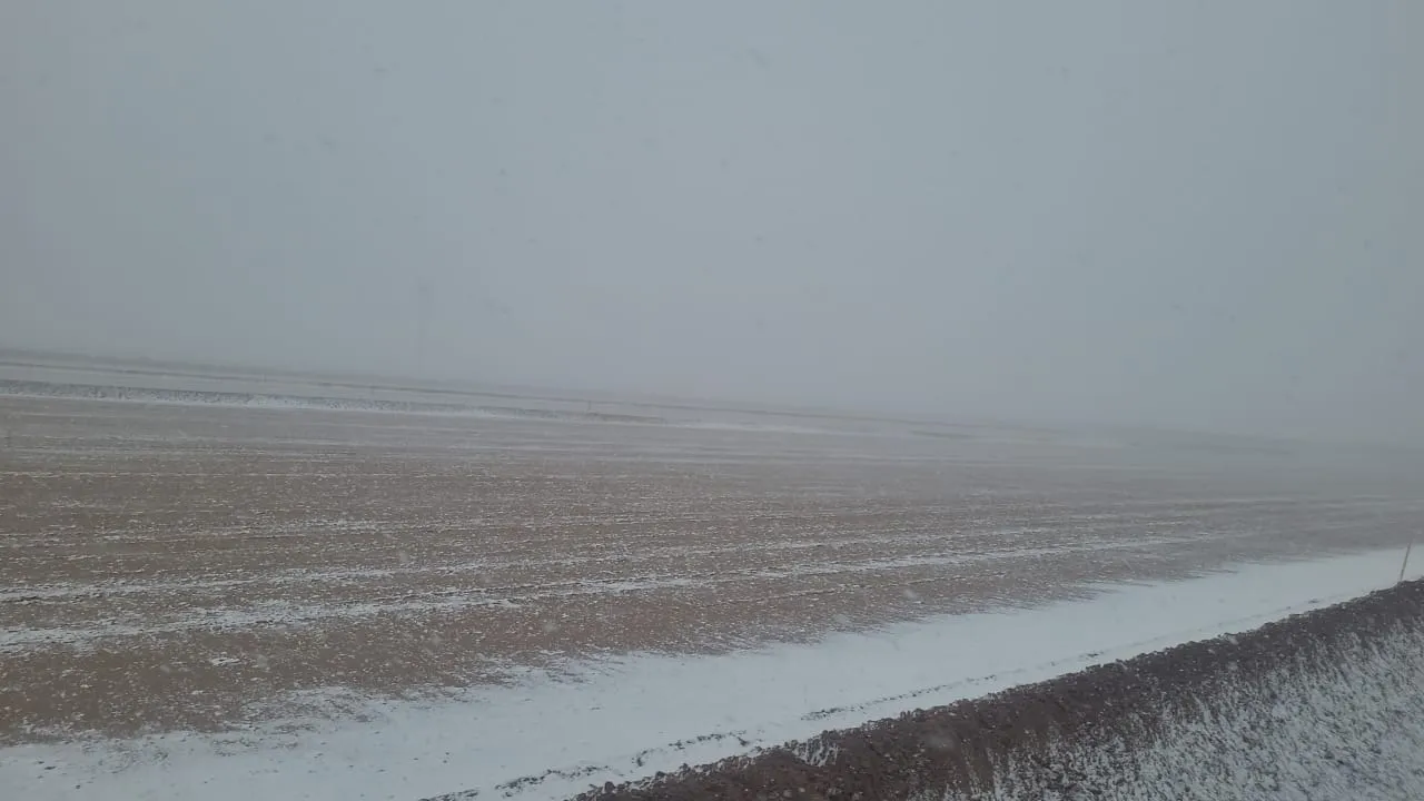 nieve Los Andes