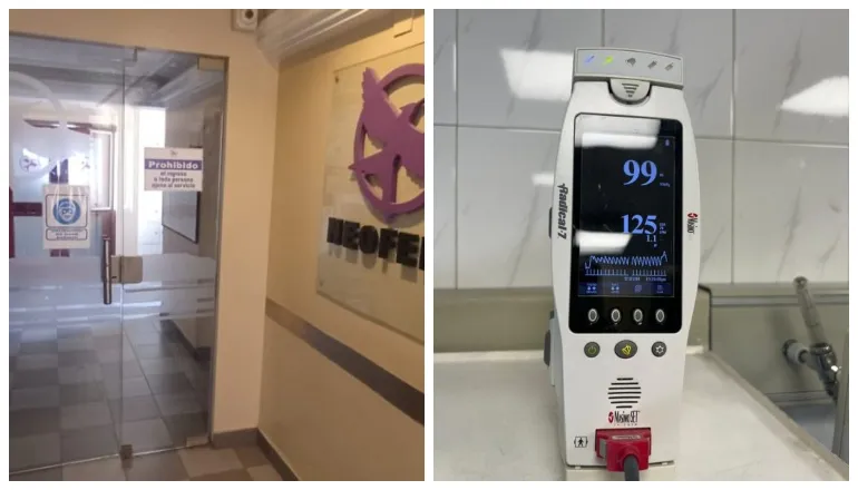 equipamiento en clinica privada