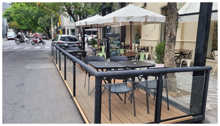 plataforma confitería calle