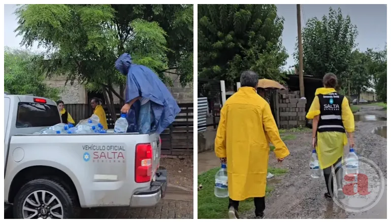 entrega agua el galpón
