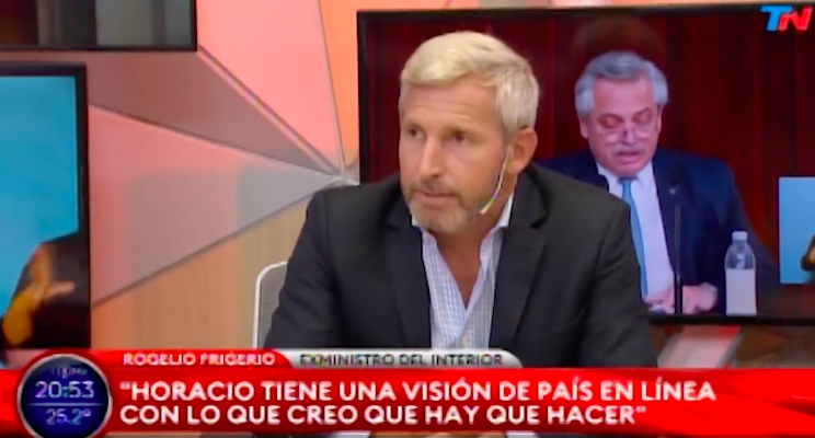 Rogelio Frigerio: “Pese a las diferencias, con Máximo Kirchner se puede hablar”