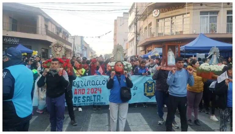 peregrinación azul