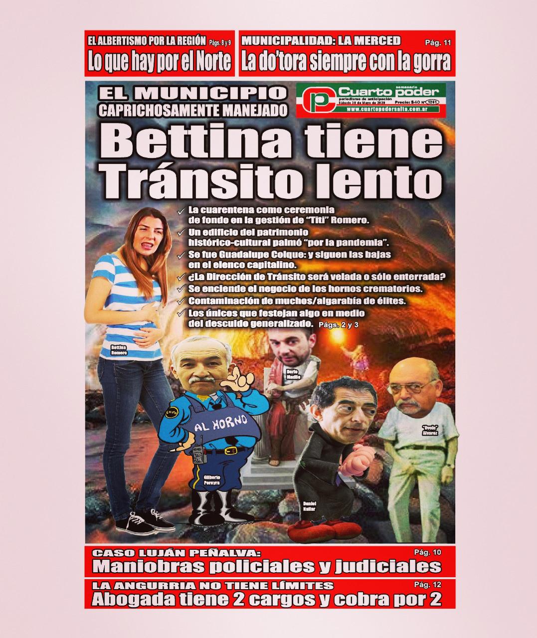 tapa cuarto poder Bettina