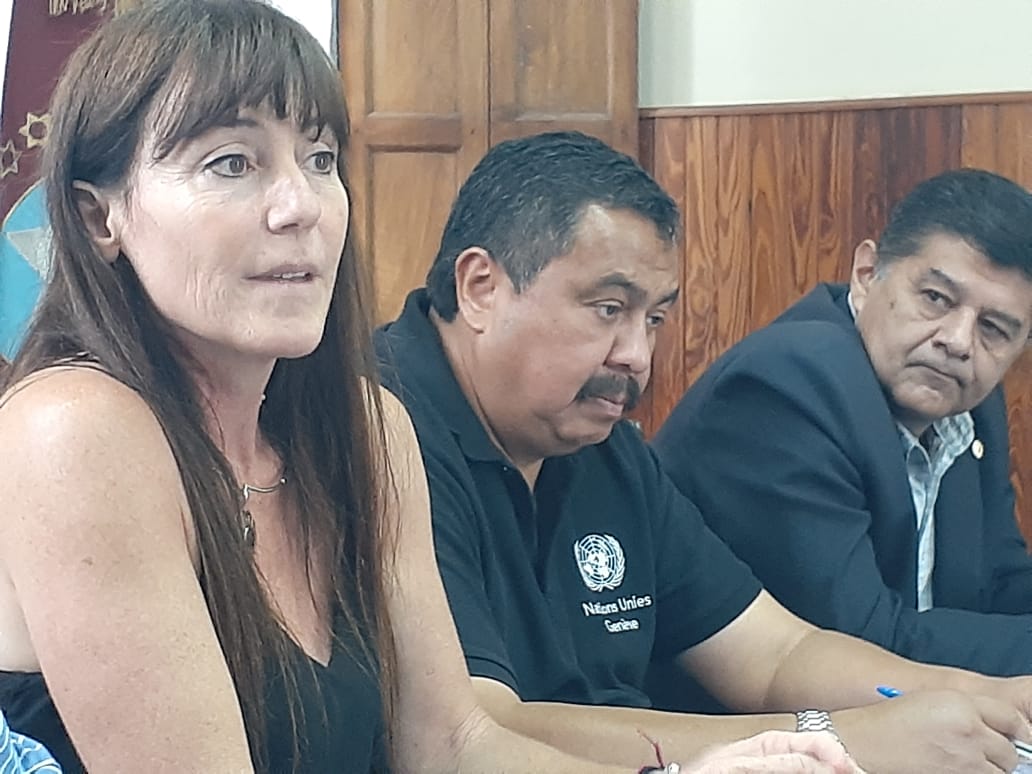 veronica figueroa con senadores