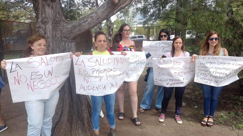 manifestación psicólogos 