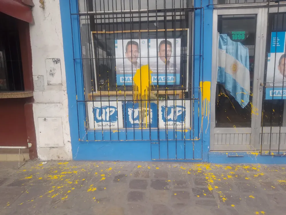 vandalismo sede unidad popular dos