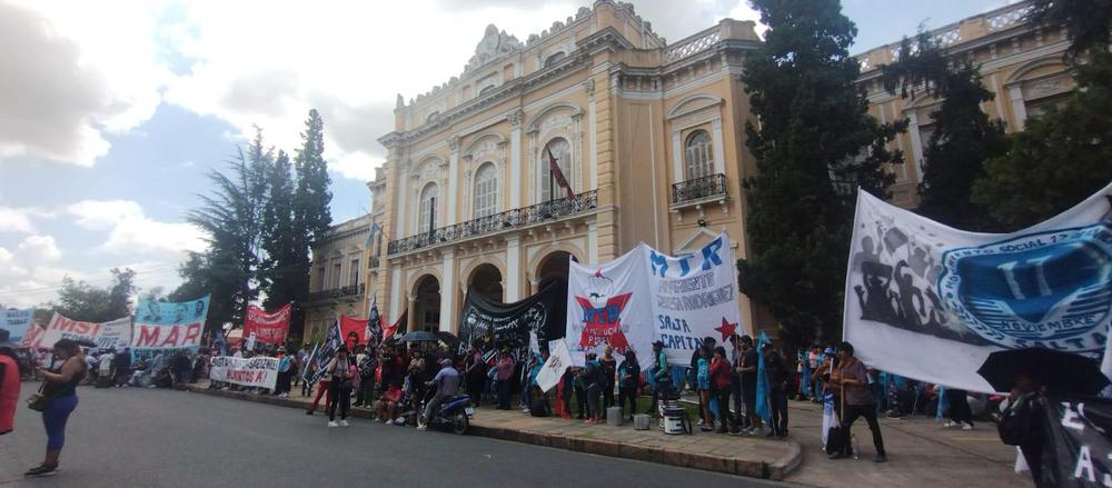 manifestación piqueteros