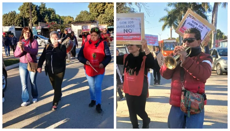 marchas en orán por pami