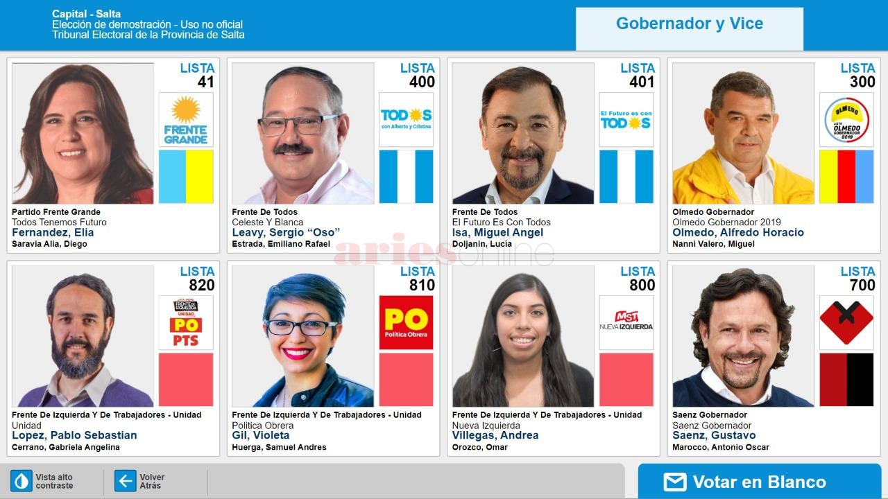 Rebuscado Diseño De La Pantalla Del Voto Electrónico Porque Son Más De 