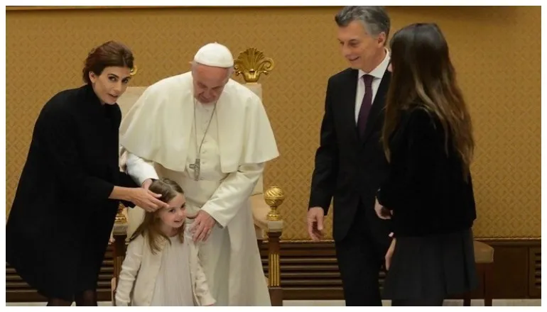 papa francisco y macri