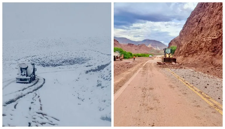 rutas nieve y derrumbes