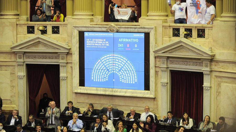 Diputados aprobó el proyecto de ley integral sobre VIH, Hepatitis y Tuberculosis