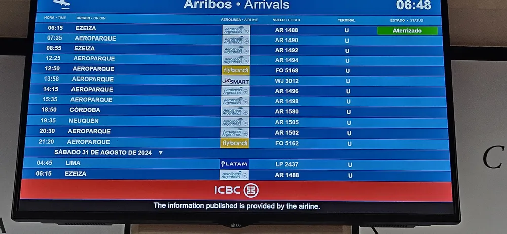 vuelos reprogramados