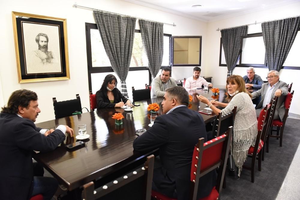 Gustavo Sáenz reunión con Diputados 25 de marzo