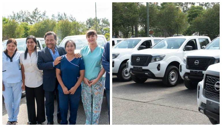 gustavo sáenz entrega camionetas