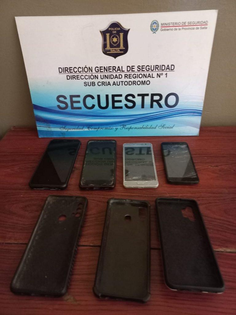 celulares secuestrados