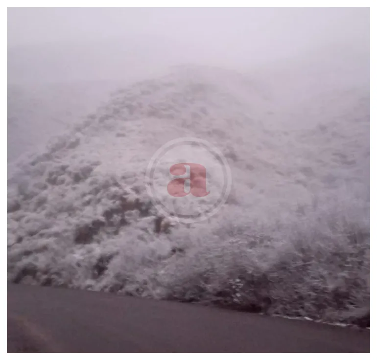 Nieve en la Cuesta del Obispo 8 de agosto de 2025 (1)