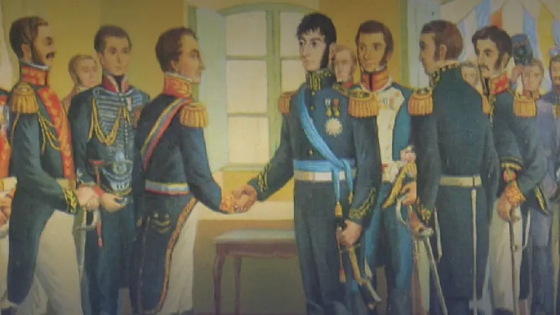 jose-san-martin-simon-bolivar-entrevista-guayaquil-octavio-gomez