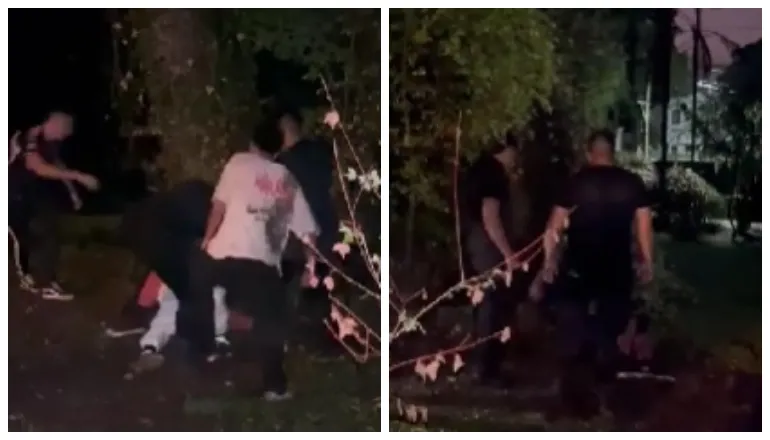 violencia en fiesta en san lorenzo