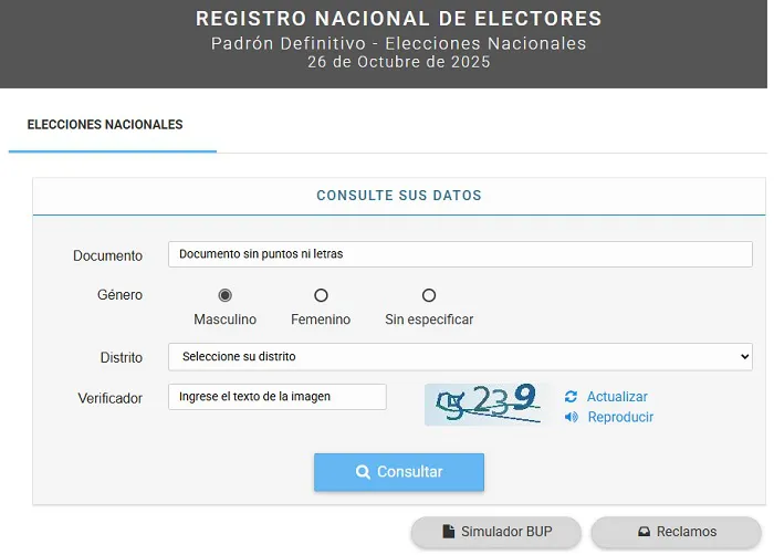 dónde voto