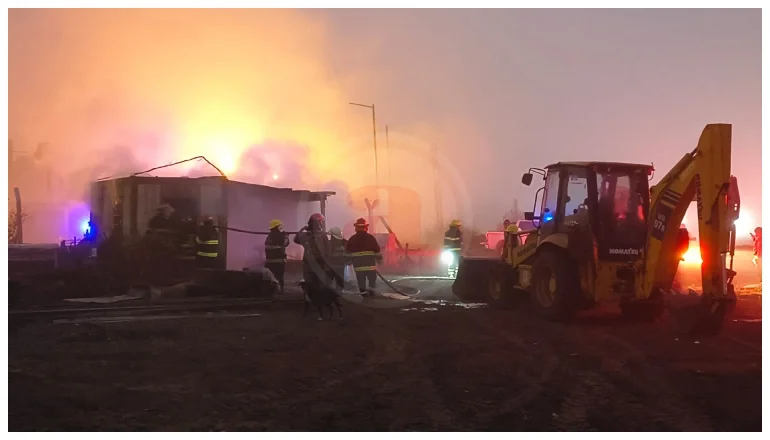 INCENDO EN GRAND BOURG