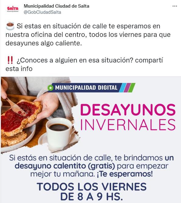 desayuno muni