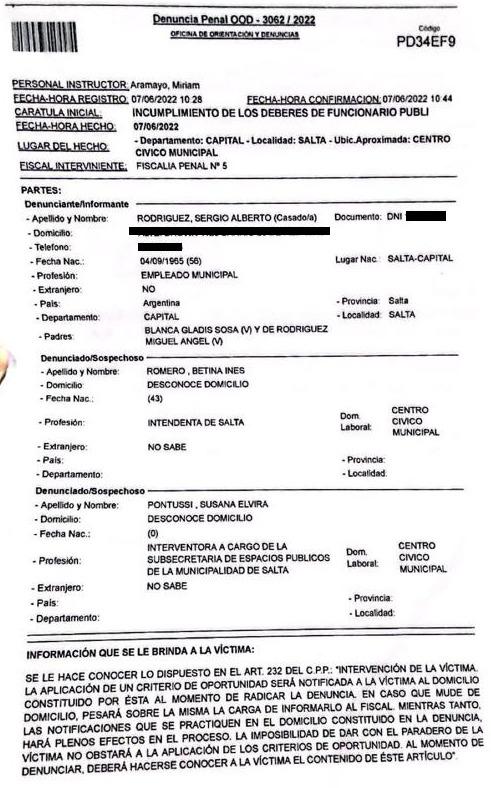 denuncia bettina romero