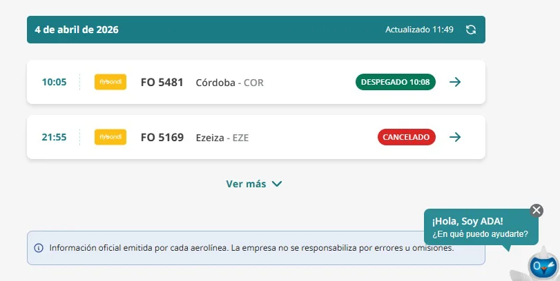 cancelacion flybondi