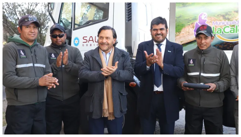 entrega camión la caldera