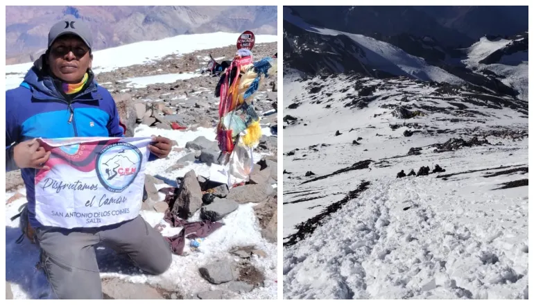 nicolás condorí aconcagua