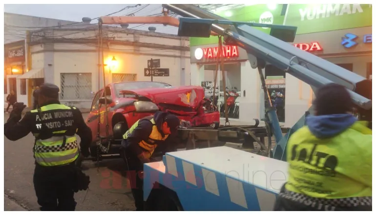 accidente taxi