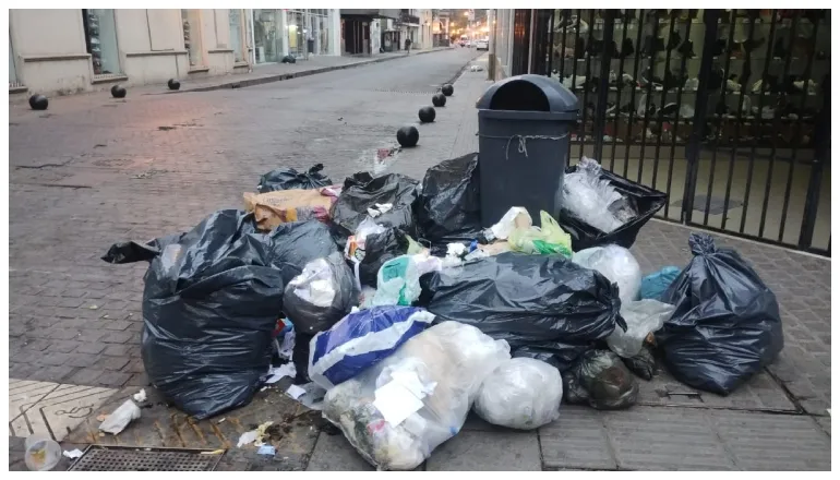 basura paro general cgt