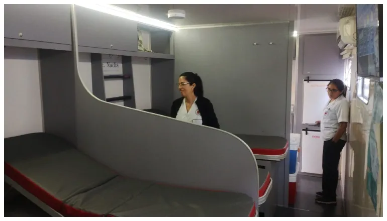 móvil de hemoterapia